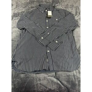 Todd Snyder Shirt Men's S Striped Long Sleeve Button Down Casual Preppy NWT
